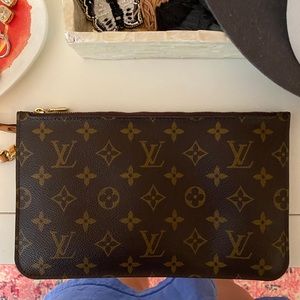 Authentic Louis Vuitton Neverfull MM Pochette